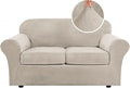 H.VERSAILTEX Real Velvet Plush 3 Piece Stretch Sofa Covers Couch Covers by HVERSAILTEX