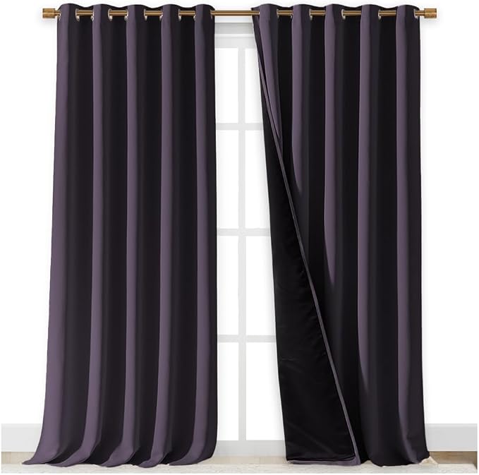 NICETOWN Full Shading Curtains for Windows, 70 inches W x 95 inches L, Super - Image 2