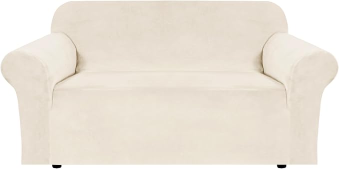 H.VERSAILTEX Stretch Velvet Loveseat Covers by HVERSAILTEX