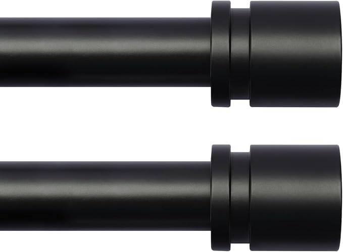 Byondeth Curtain Rods for Windows 16 to 144 Inches 2 Pack Adjustable Length 1 by Byondeth