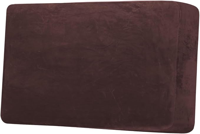 H.VERSAILTEX Velvet Stretch Individual Couch Cushion Cover Plush Slipcover by HVERSAILTEX