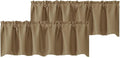 Chyhomenyc Taupe Blackout Valances by Chyhomenyc