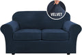 H.VERSAILTEX Real Velvet Plush 3 Piece Stretch Sofa Covers Couch Covers by HVERSAILTEX
