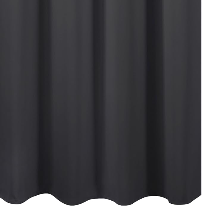 LEMOMO Blackout Curtains 52 x 108 inch/Dark Grey Curtains Set of 2 - Image 8