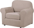 H.VERSAILTEX Armchair Slipcover Chair Cover 2 Piece Stretch Slipcovers by HVERSAILTEX