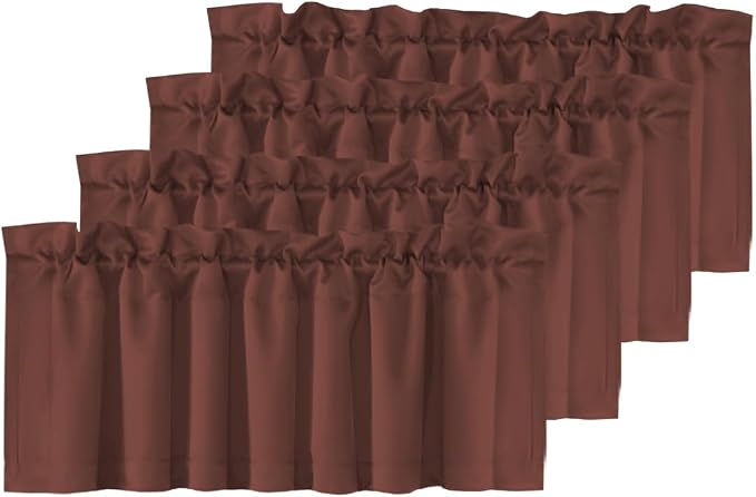 H.VERSAILTEX 4 Panels Blackout Valances by HVERSAILTEX