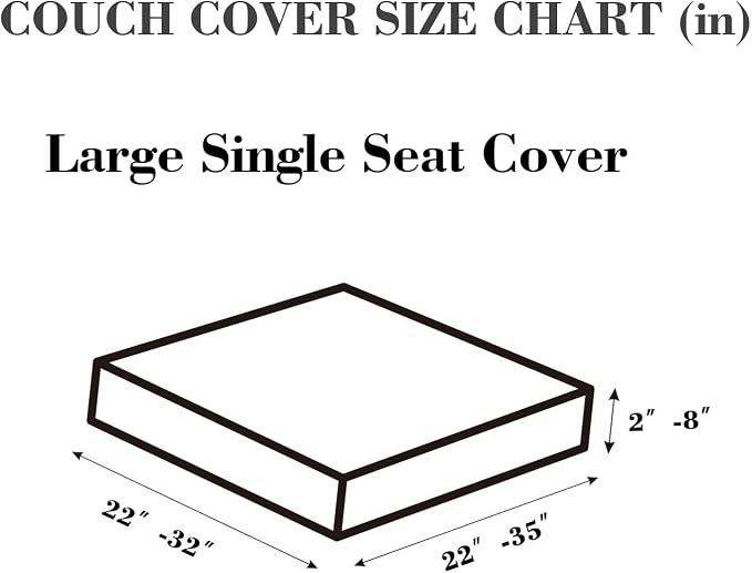 Sofa Covers Couch Covers for Sofa Pet Friendly Couch Cushion Covers Universal - Image 2