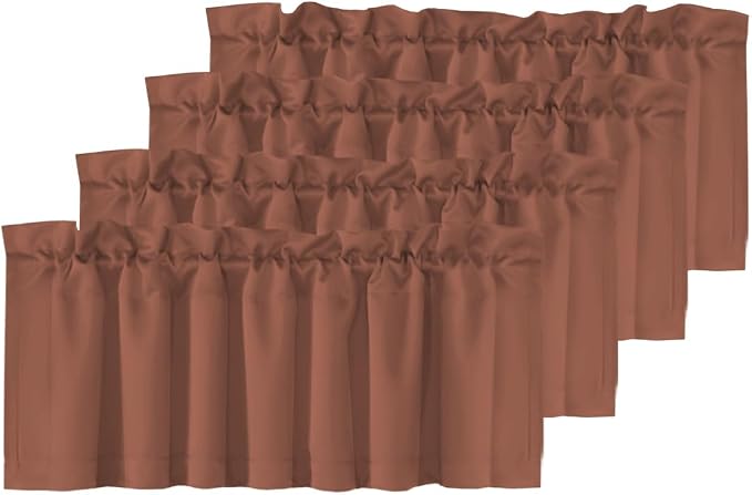 H.VERSAILTEX 4 Panels Blackout Valances by HVERSAILTEX