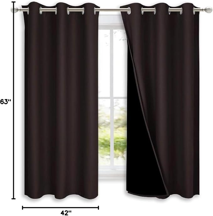 NICETOWN Complete 100% Blackout Curtains, Thermal Insulated & Energy Efficiency - Image 9
