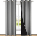 NICETOWN Blackout Curtains 80 inches Long, Full Light Blocking Drapes by NICETOWN