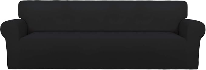 PureFit Super Stretch 4 Seater Sofa Slipcover – Spandex Non Slip Soft Couch by PureFit