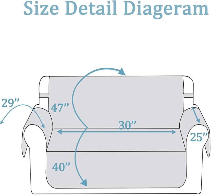Easy-Going Reversible Chair Cover Washable Sofa Cover - Image 6