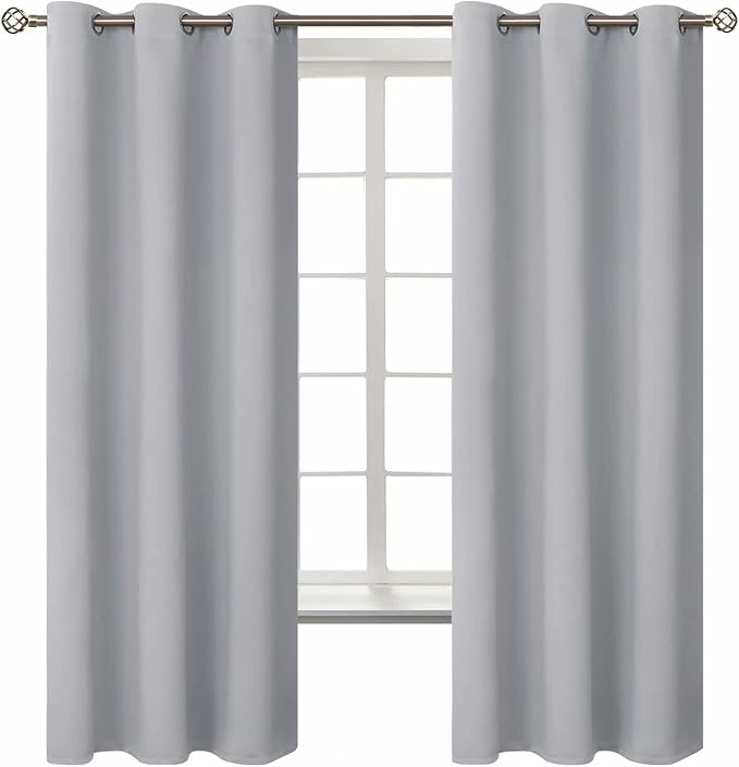BGment Room Darkening Curtains 63 Inches Long by BGment
