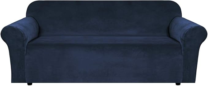 H.VERSAILTEX Stretch Velvet Sofa Covers Large Couch Covers Sofa Slipcovers by HVERSAILTEX