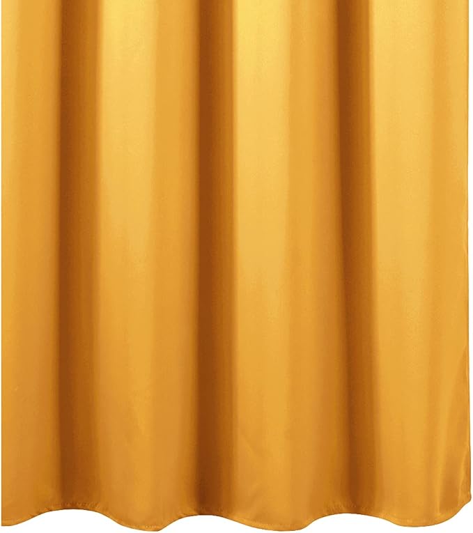 LEMOMO Yellow Thermal Blackout Curtains/52 x 54 Inch/Set of 2 Panels Room - Image 9