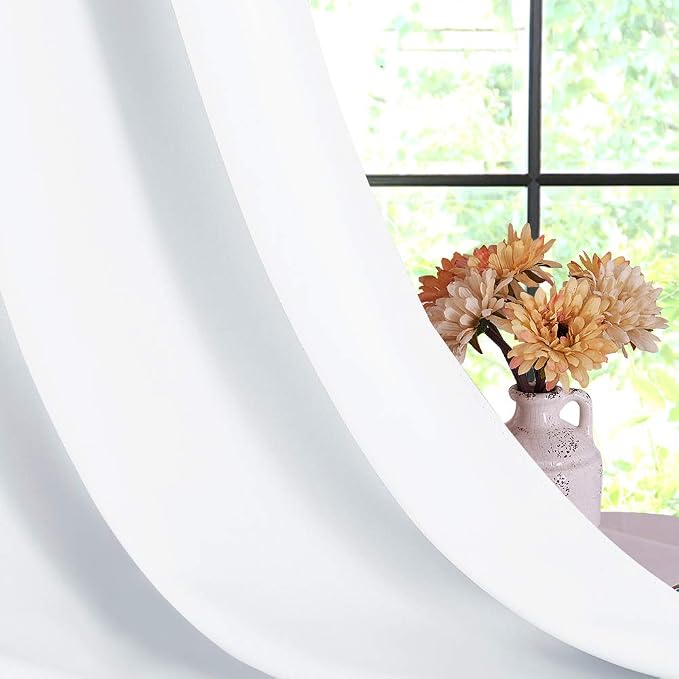 NICETOWN Draperies Curtains Panels, Blocking Out 50% Sunlight Window Treatment - Image 6