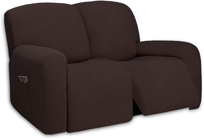 PureFit Super Stretch Loveseat Recliner Sofa Couch Cover by PureFit
