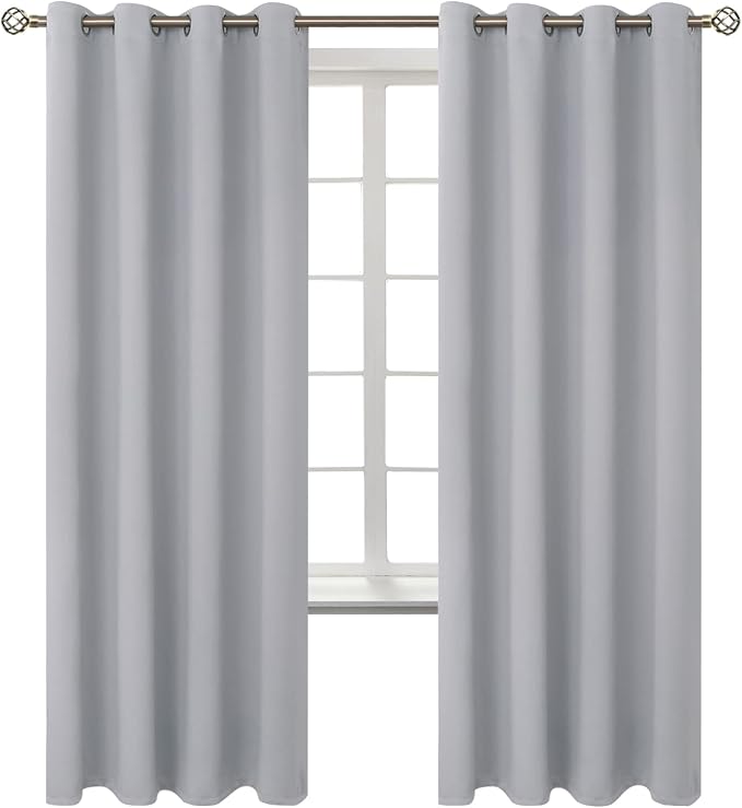 BGment Room Darkening Curtains 72 Inches Long by BGment