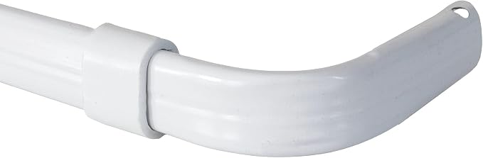 Yafa Home Fashion Heavy Duty Single Standard Adjustable Curtain Rod Hardware - Image 3