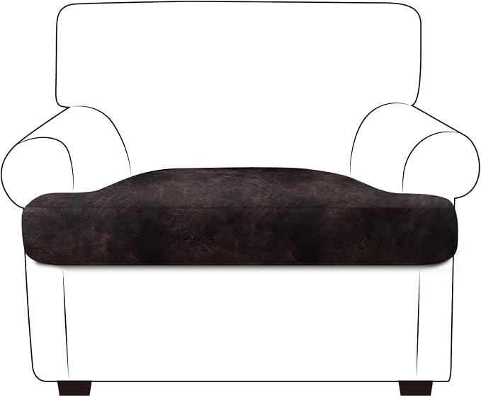 Leather Look Couch Cushion Covers Sofa Seat Slipcovers Sets Couches Furniture by ANARACHON