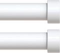 VOIIY 2 Pack Curtain Rods for Windows 28 to 48 Inch, Modern Adjustable Heavy by VOIIYCurtainRods