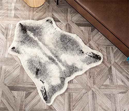 Cow Print Rug Faux Cowhide Rug Animal Pattern Carpet by yingda1992