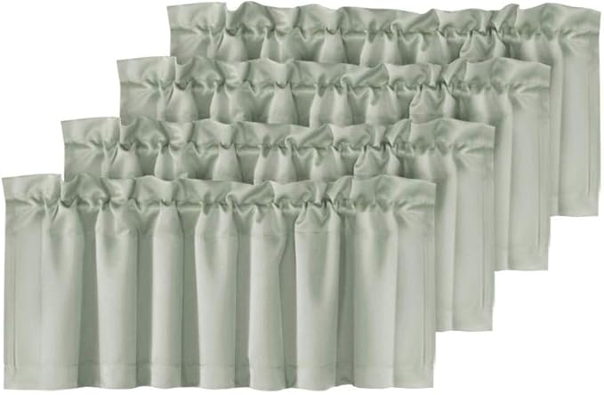 H.VERSAILTEX Blackout Valances for Windows, Kitchen Valance Curtains for Living by HVERSAILTEX