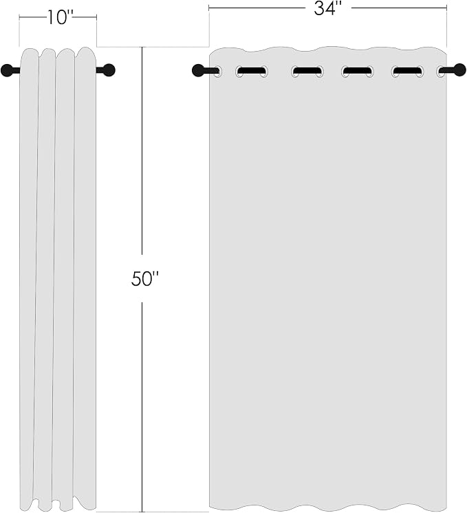 NICETOWN Bedroom Blackout Curtains and Drapes - Image 2