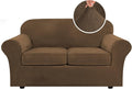 H.VERSAILTEX Real Velvet Plush 3 Piece Stretch Sofa Covers Couch Covers by HVERSAILTEX