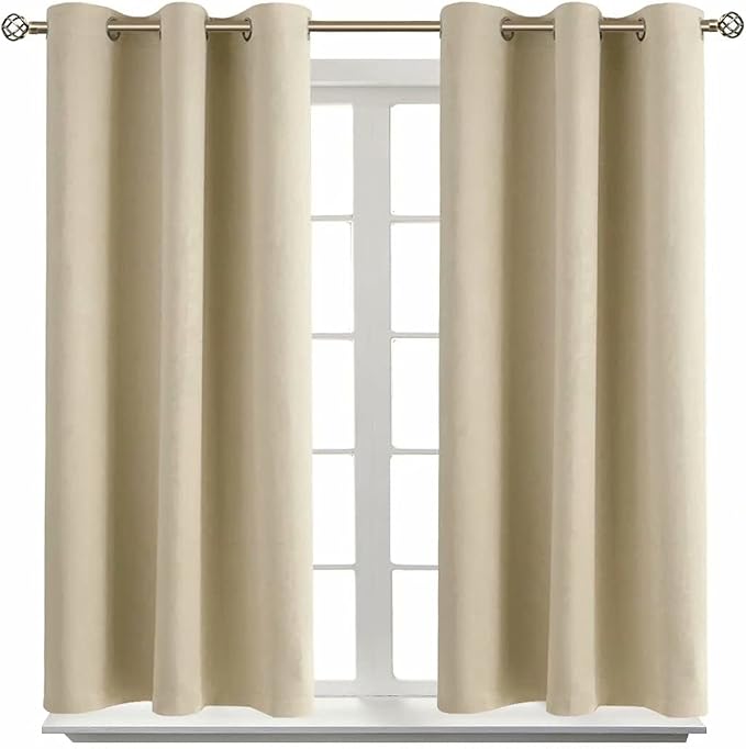 BGment Room Darkening Curtains 54 Inches Long by BGment