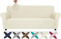 ZNSAYOTX Super Stretch Couch Cover, New Striped Sofa Covers Fitted Slipcovers by ZNSAYOTX
