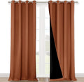 NICETOWN Full Shading Curtains for Windows, Super Heavy-Duty Black Lined by NICETOWN