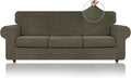 WEERRW 4 Pieces Velvet High Stretch Couch Covers by WEERRW