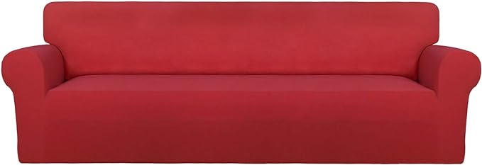 PureFit Super Stretch 4 Seater Sofa Slipcover – Spandex Non Slip Soft Couch by PureFit