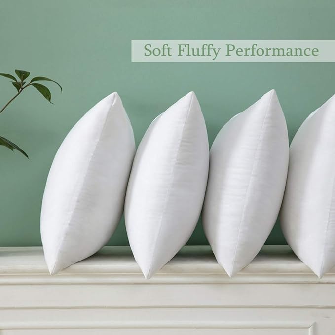 MIULEE Throw Pillow Insert Premium Pillow Stuffer Sham Square Form - Image 6