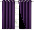 NICETOWN Kitchen Full Blackout Curtain Panels, Super Thick and Soft Insulated by NICETOWN