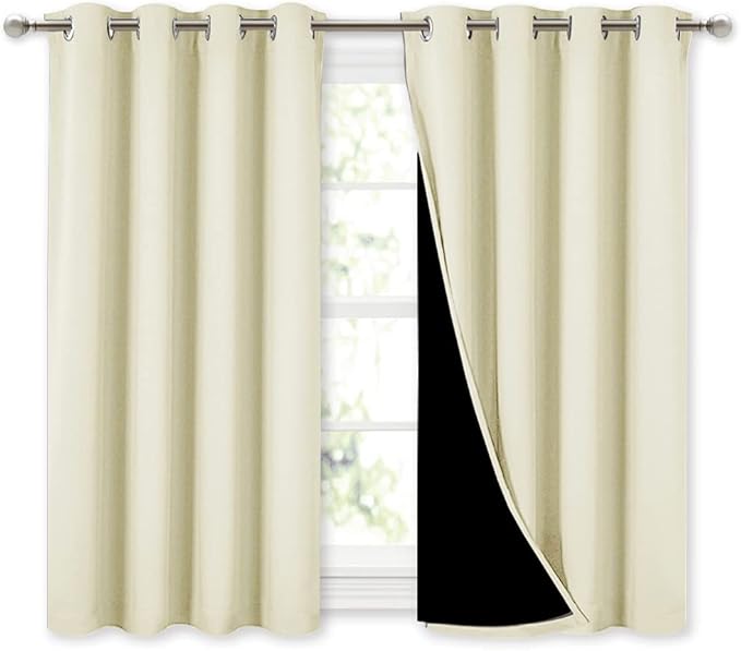 NICETOWN Room Warming Curtains, Bedroom Full Blackout Panels, Super Thick by NICETOWN