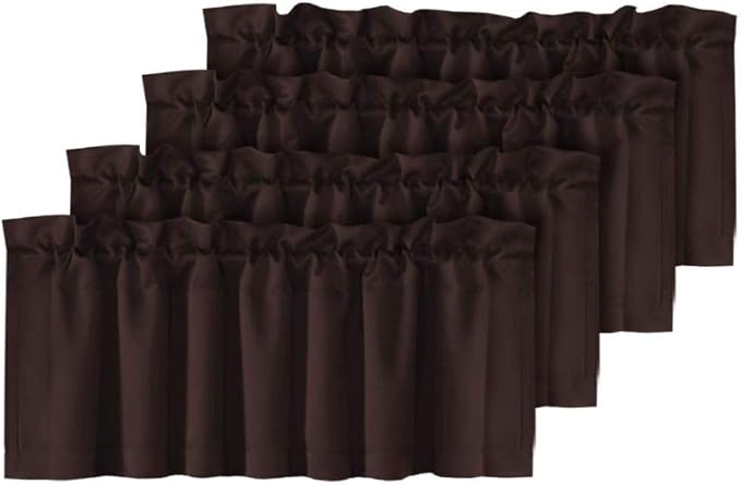 H.VERSAILTEX Blackout Valances for Windows, Kitchen Valance Curtains for Living by HVERSAILTEX