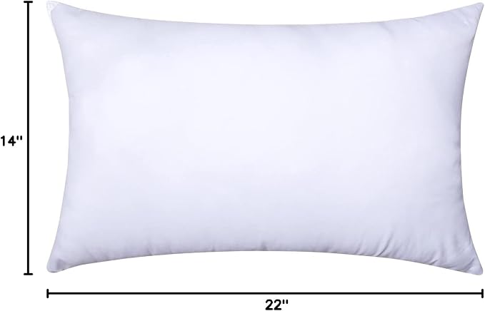 MIULEE Throw Pillow Insert Premium Pillow Stuffer Sham Rectangle - Image 8