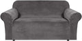 H.VERSAILTEX Stretch Velvet Loveseat Covers by HVERSAILTEX