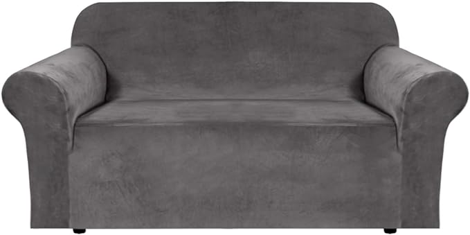 H.VERSAILTEX Stretch Velvet Loveseat Covers by HVERSAILTEX