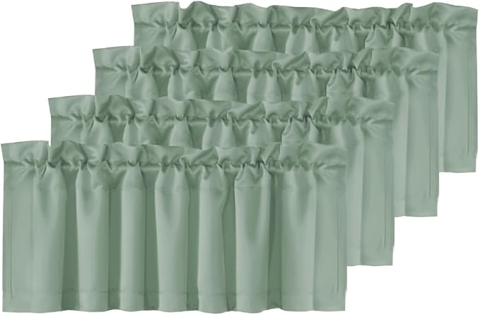 H.VERSAILTEX 4 Panels Blackout Valances by HVERSAILTEX