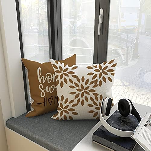 YCOLL Pillow Covers 18x18 Set of 4, Modern Sofa Throw Pillow Cover, Decorative - Image 3