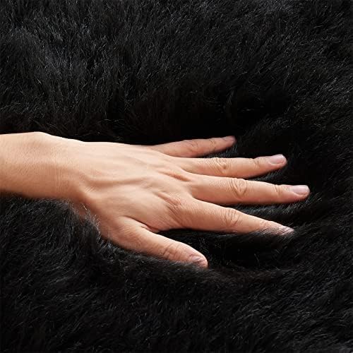 EasyJoy Ultra Soft Fluffy Shaggy Area Rug Faux Fur Rug Chair Cover Seat Pad - Image 6