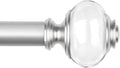Curtain Rods for Windows 66 to 120, USFOOK 7/8 Inch Telescoping Splicing by USFOOK