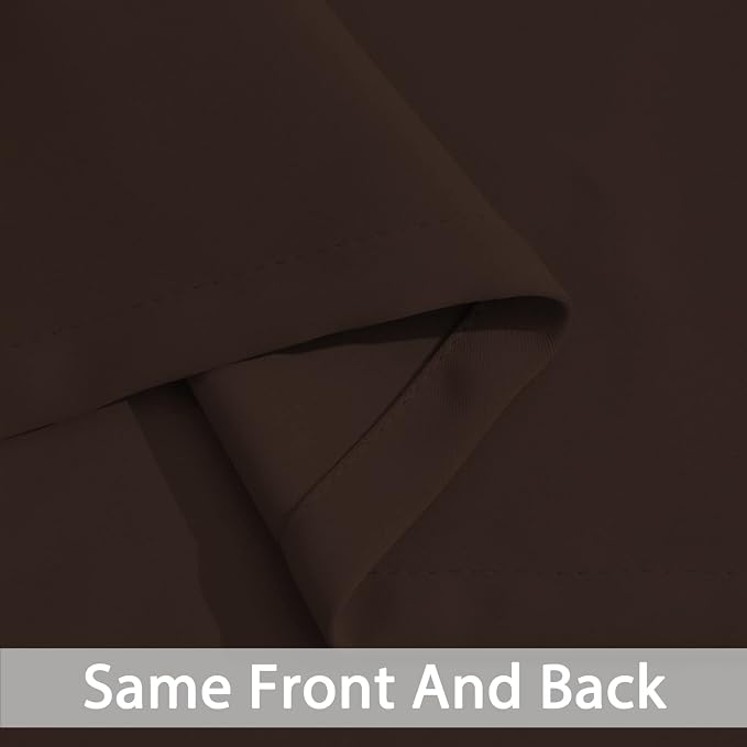Yakamok Blackout Curtains for Bedroom 2 Panels Set 108 Inch Length Thermal - Image 5