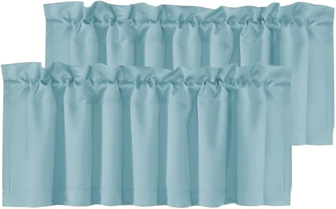 H.VERSAILTEX Blackout Kitchen Curtain Valances, Window Valance Curtains by HVERSAILTEX
