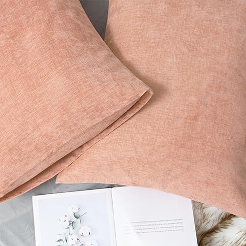 CaliTime Throw Pillow Covers Decorative 20 X 26 Inches Pack of 2 Cozy Chenille - Image 6
