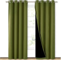 NICETOWN 100% Blackout Curtain Set, Thermal Insulated & Energy Efficiency by NICETOWN