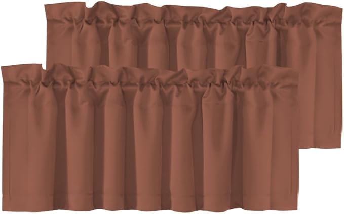 H.VERSAILTEX 2 Panels Blackout Valances by HVERSAILTEX